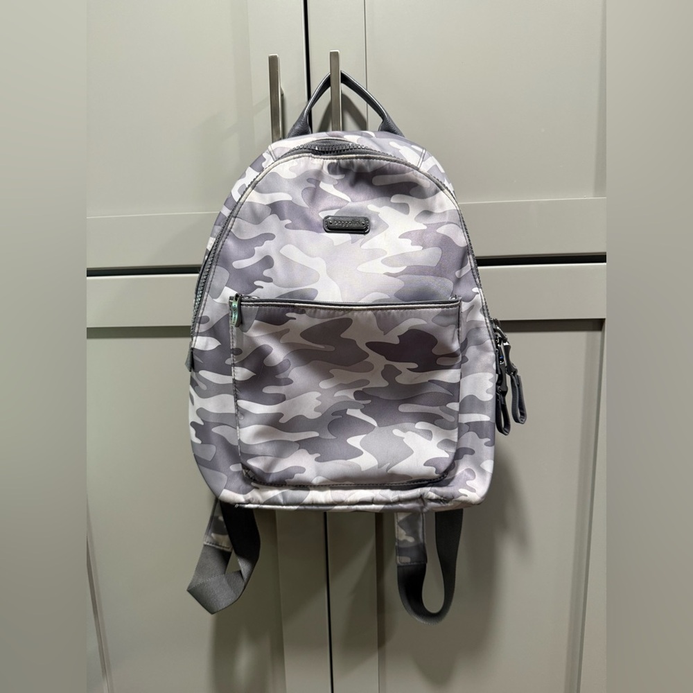 Baggallini Gray Camo Backpack